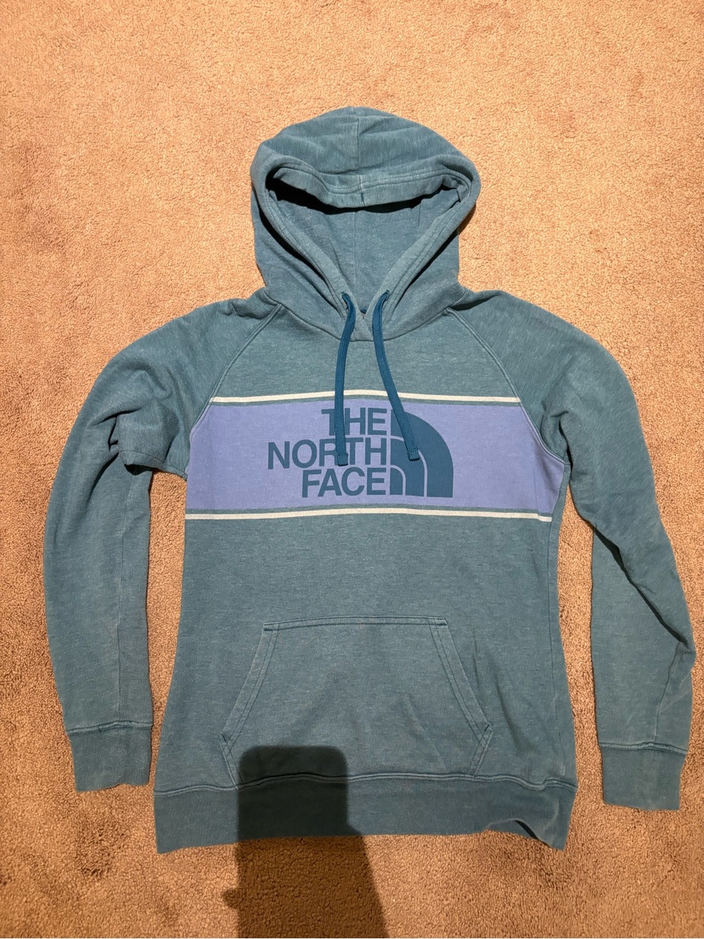 The North Face Teal Pullover Hoodie size small